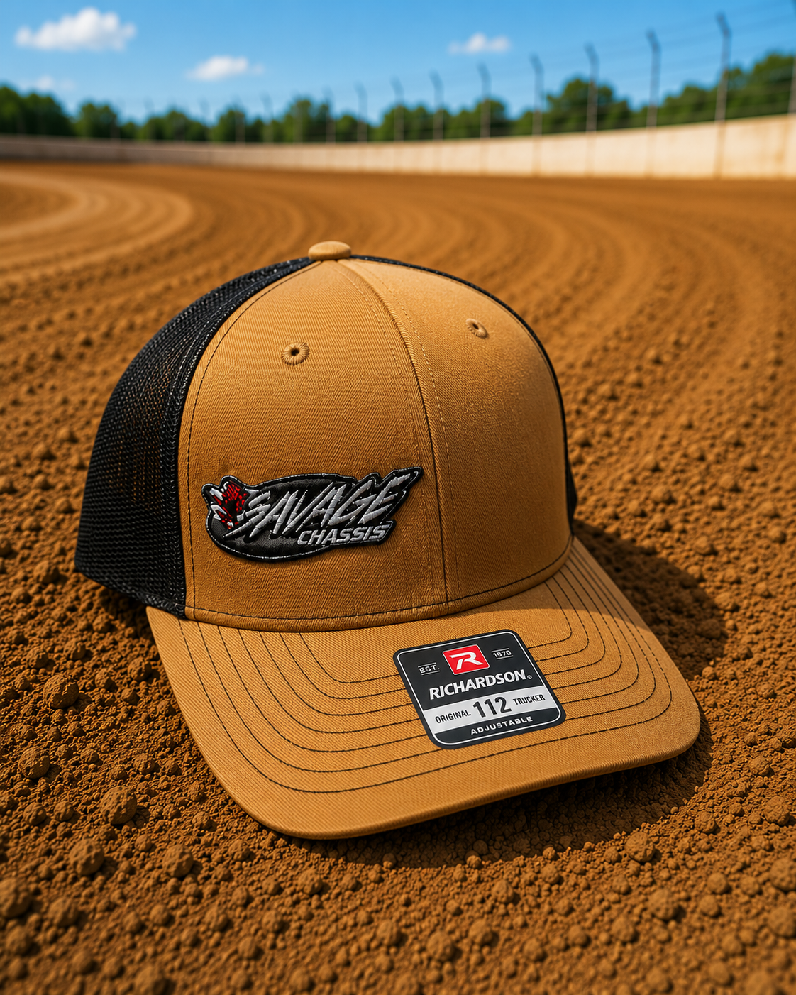 Savage Chassis Brown and Black Hat