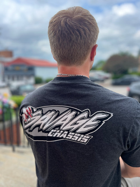 Short Sleeve Racing T-Shirt - Black Heather