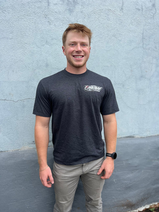 Short Sleeve Racing T-Shirt - Black Heather