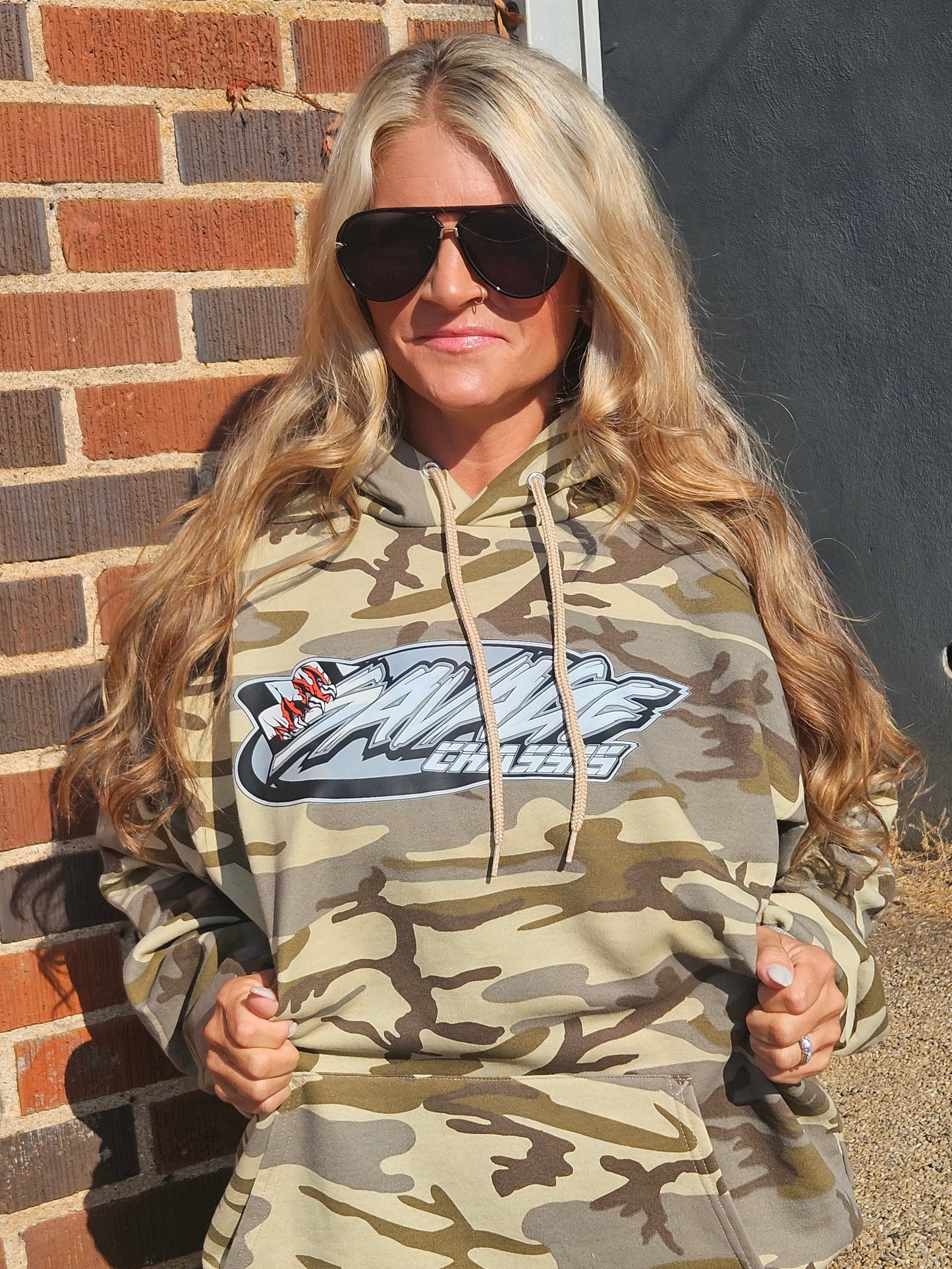 Savage Chassis Light Green Camo Hoodie
