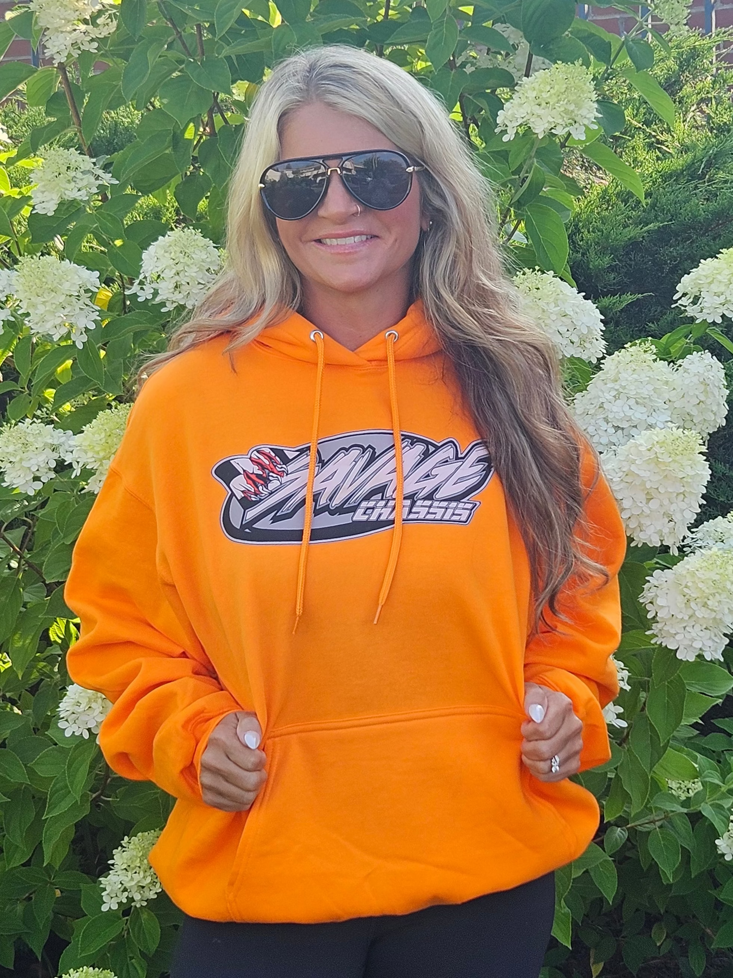 Savage Chassis Orange Hoodie