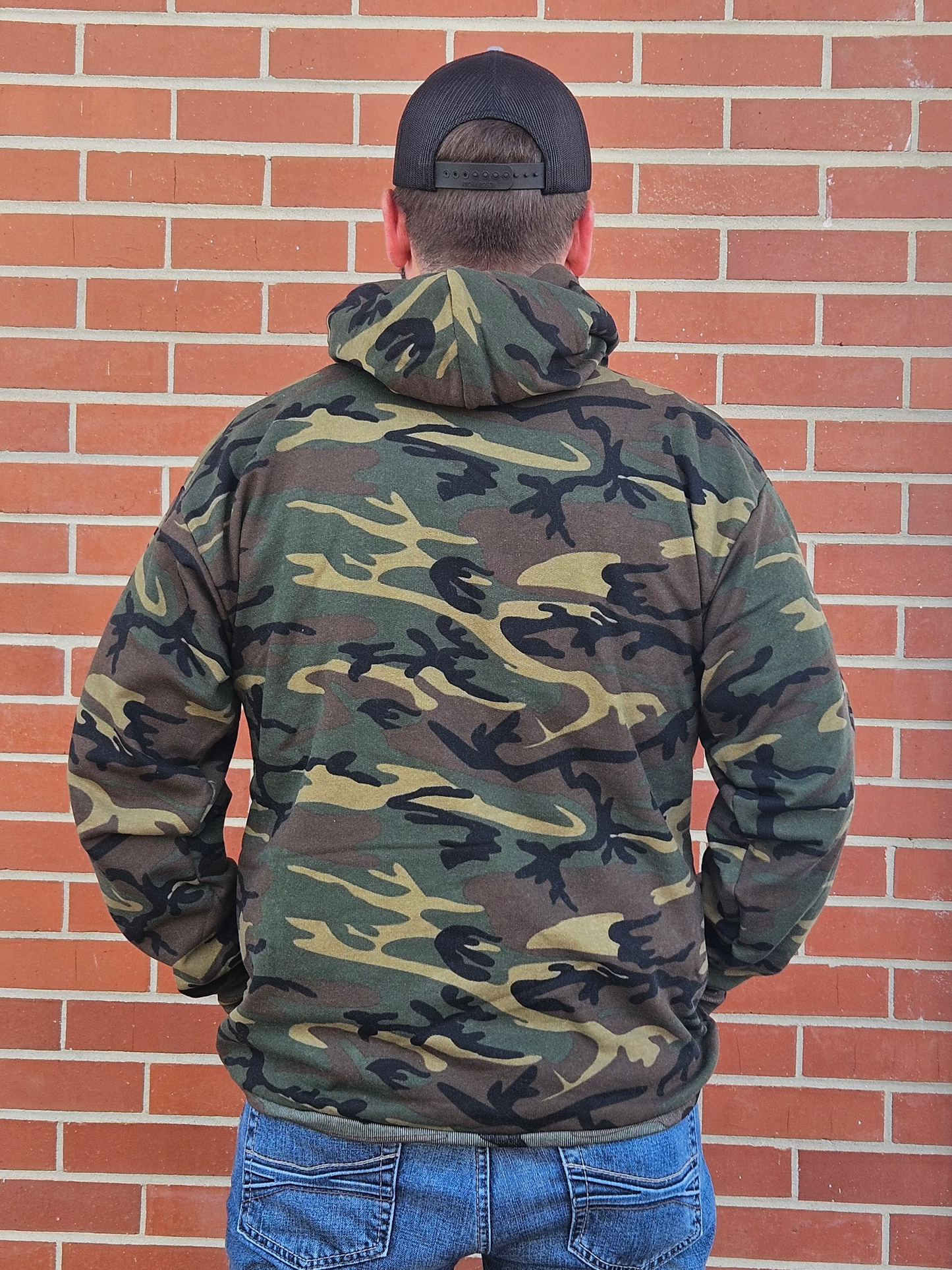 Savage Chassis Dark Green Camo Hoodie