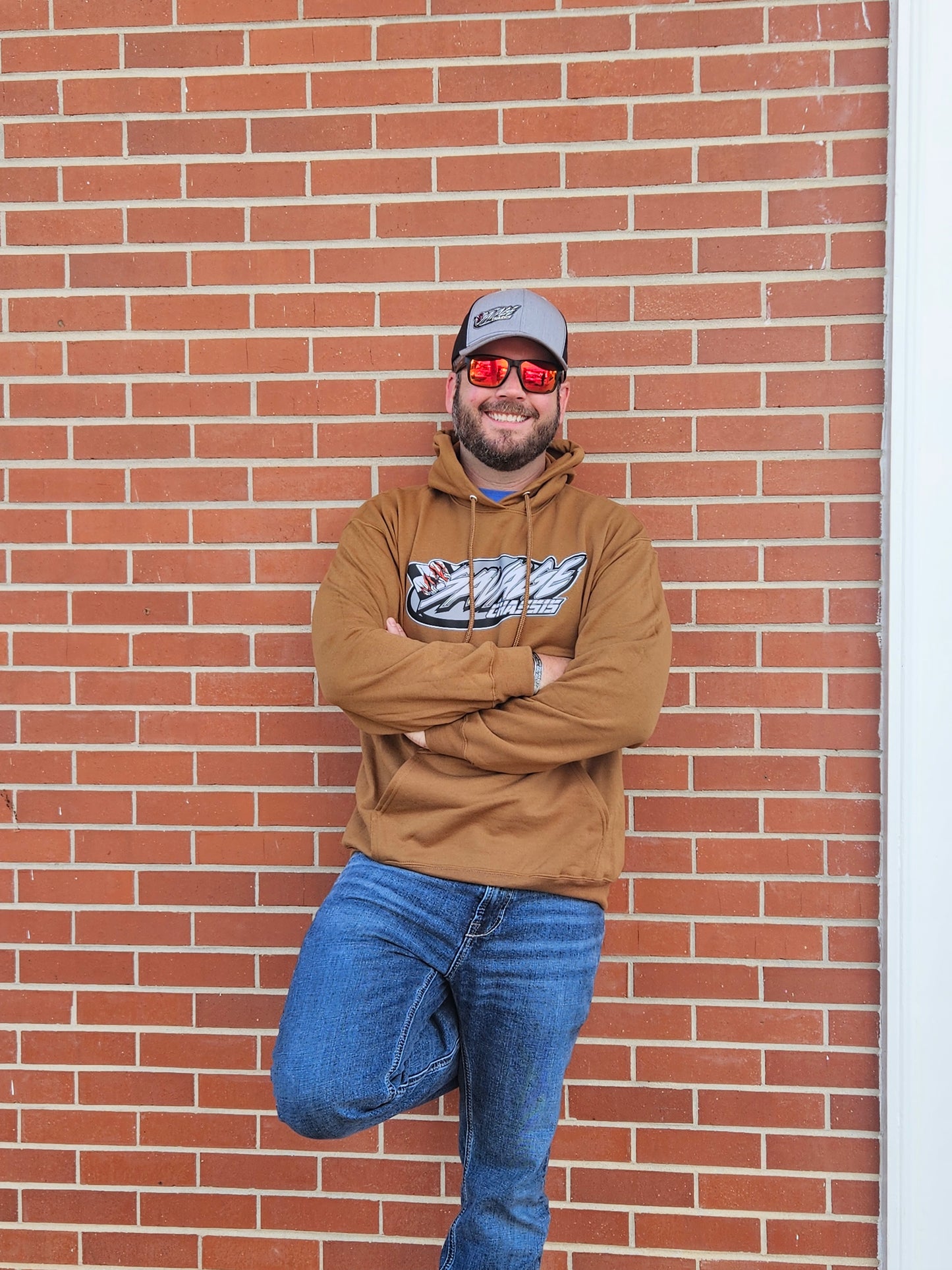 Savage Chassis Brown Hoodie