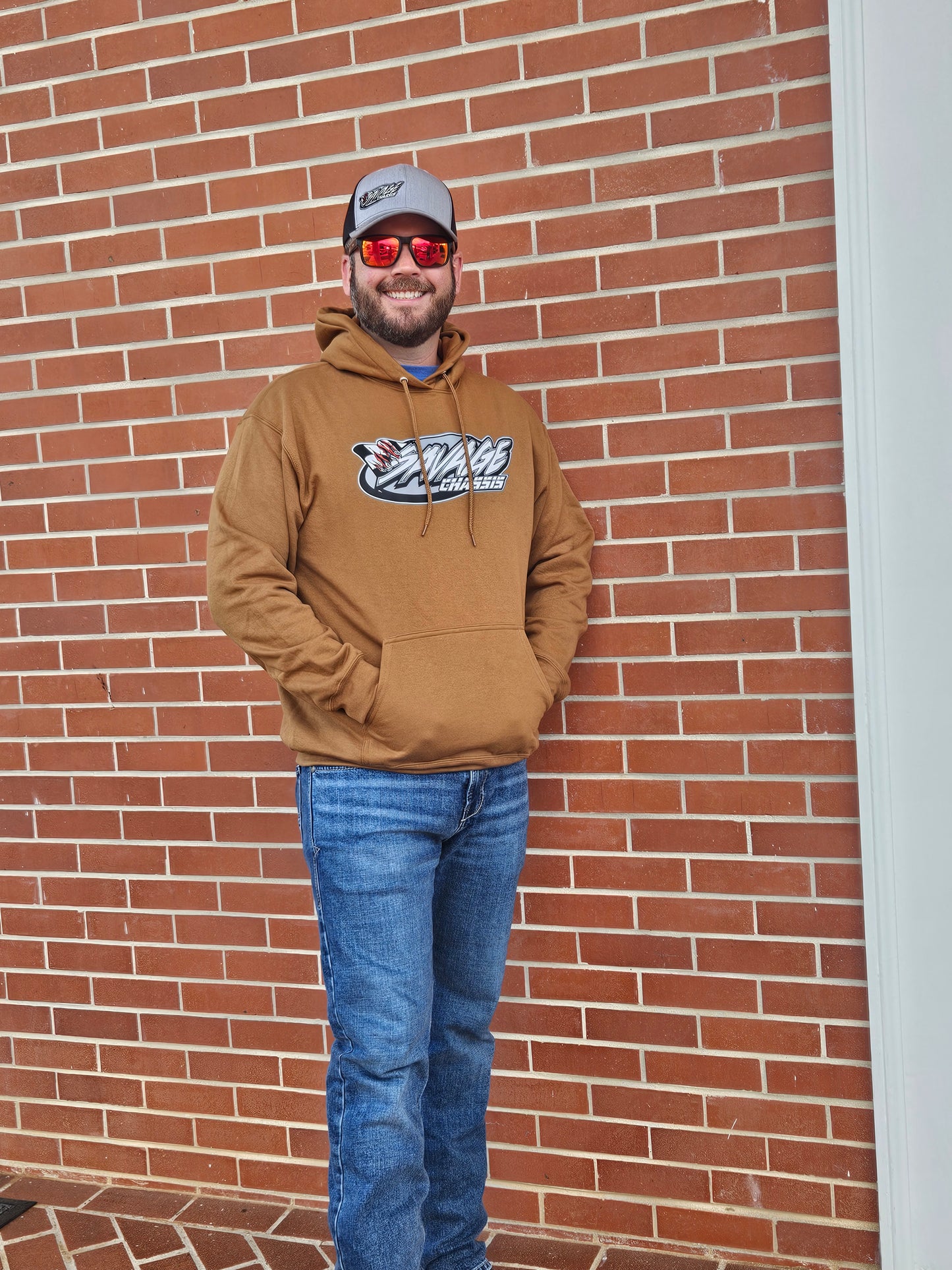 Savage Chassis Brown Hoodie