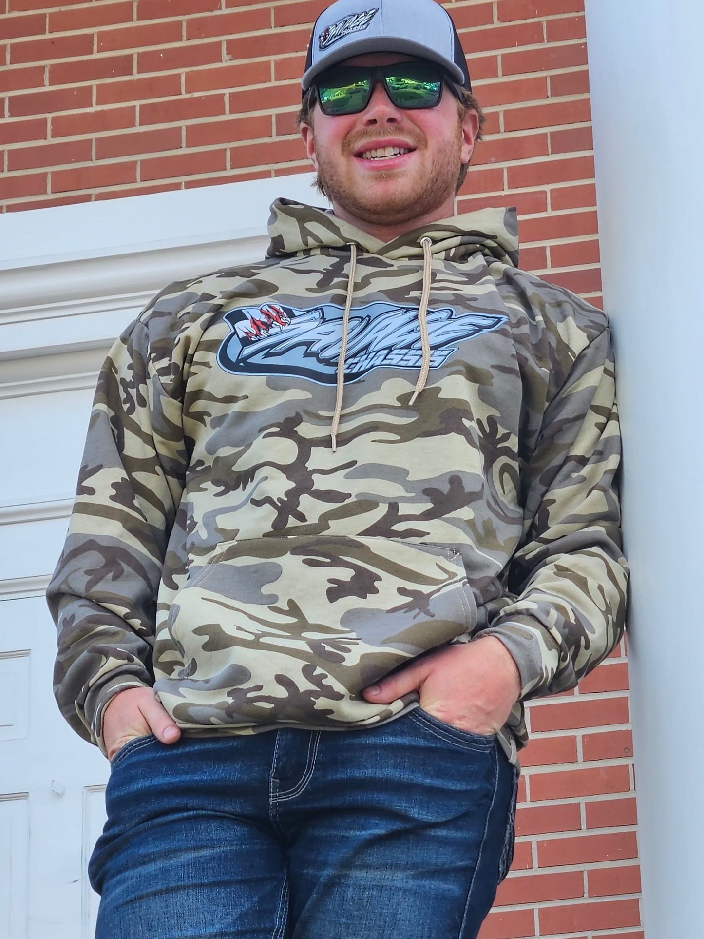Savage Chassis Light Green Camo Hoodie