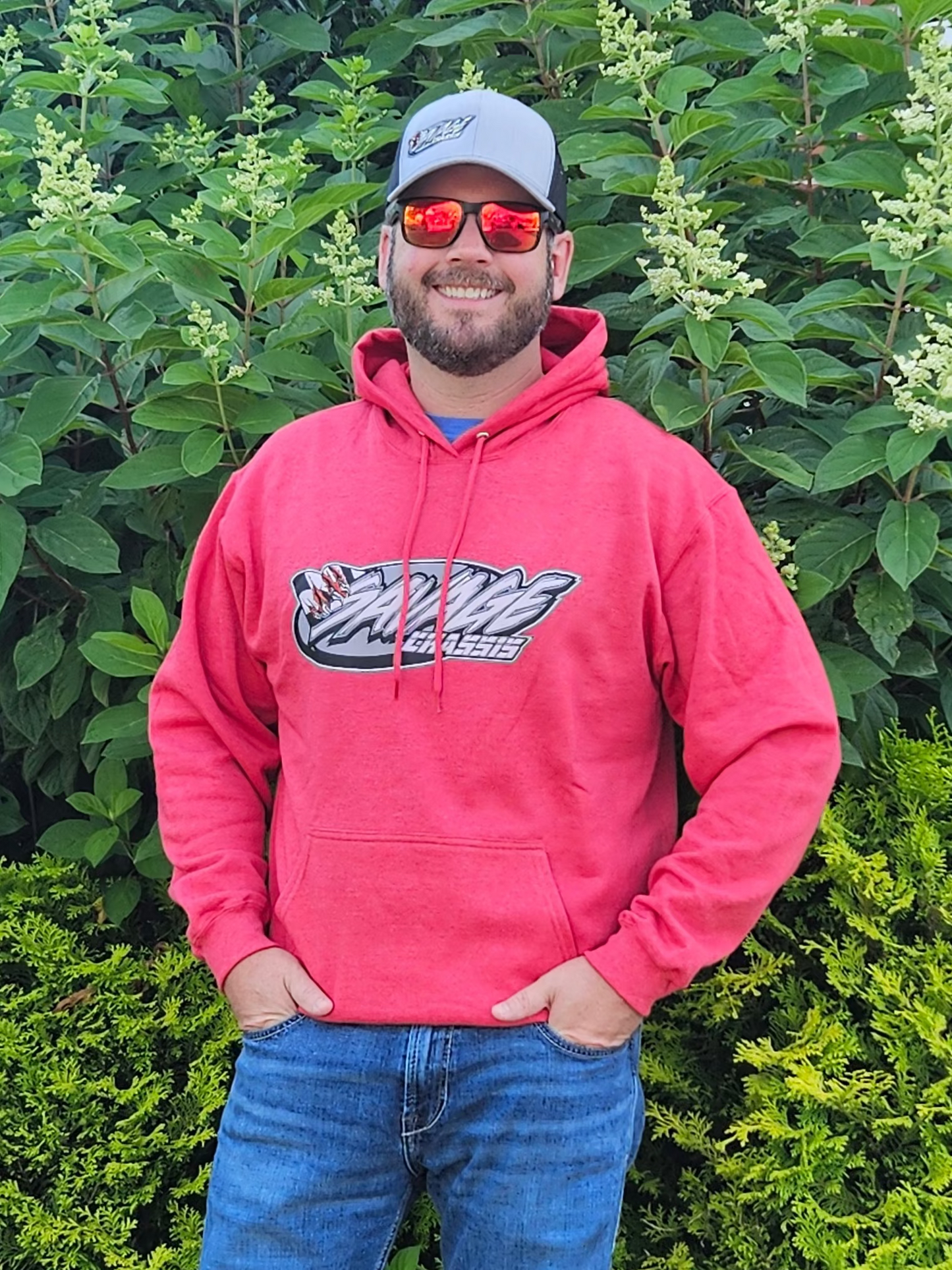Savage Chassis Red Hoodie