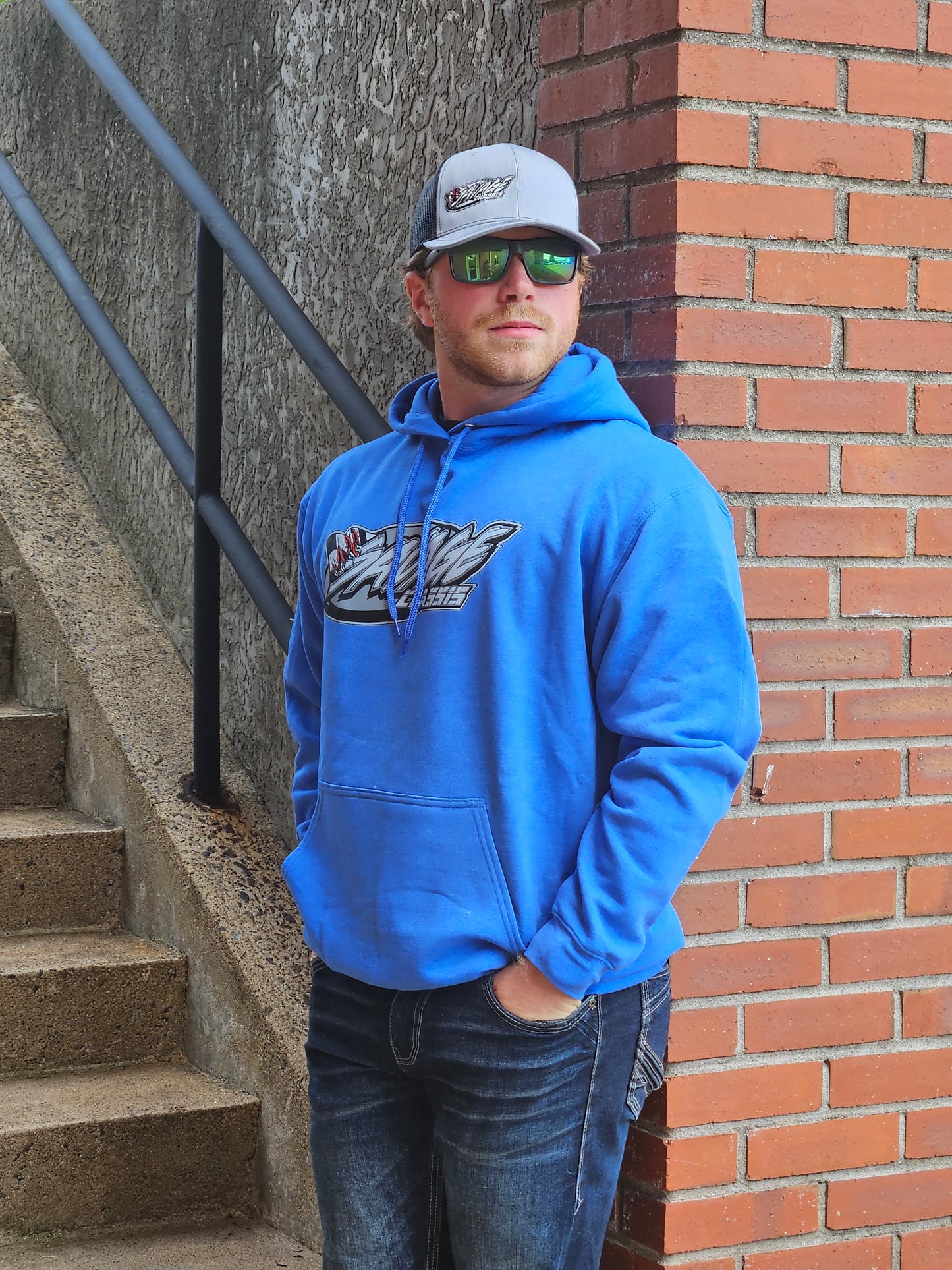Savage Chassis Blue Hoodie