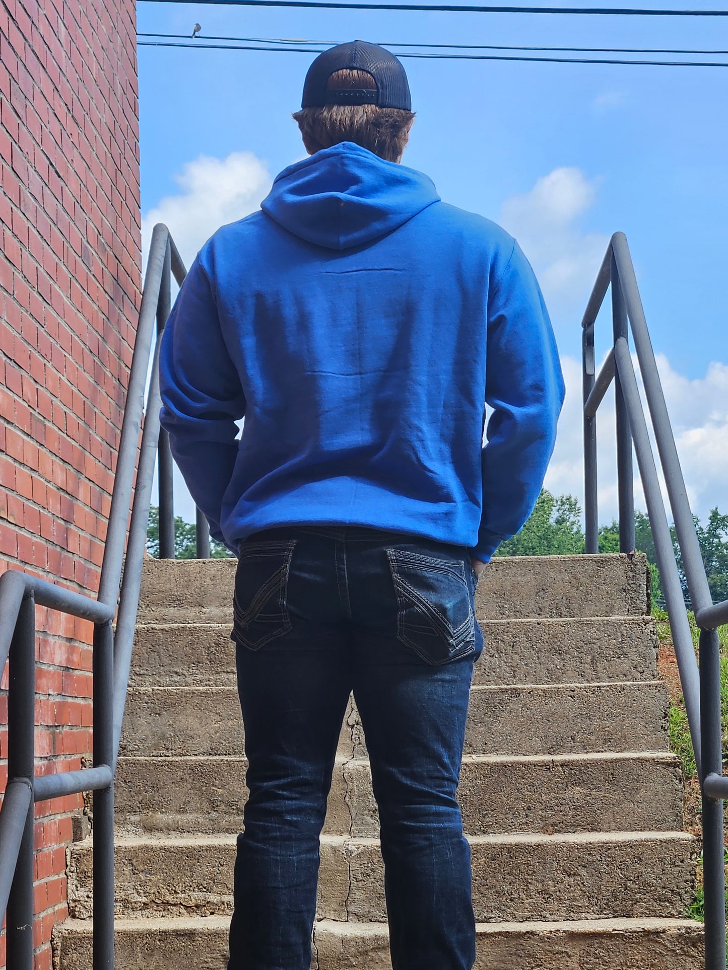 Savage Chassis Blue Hoodie