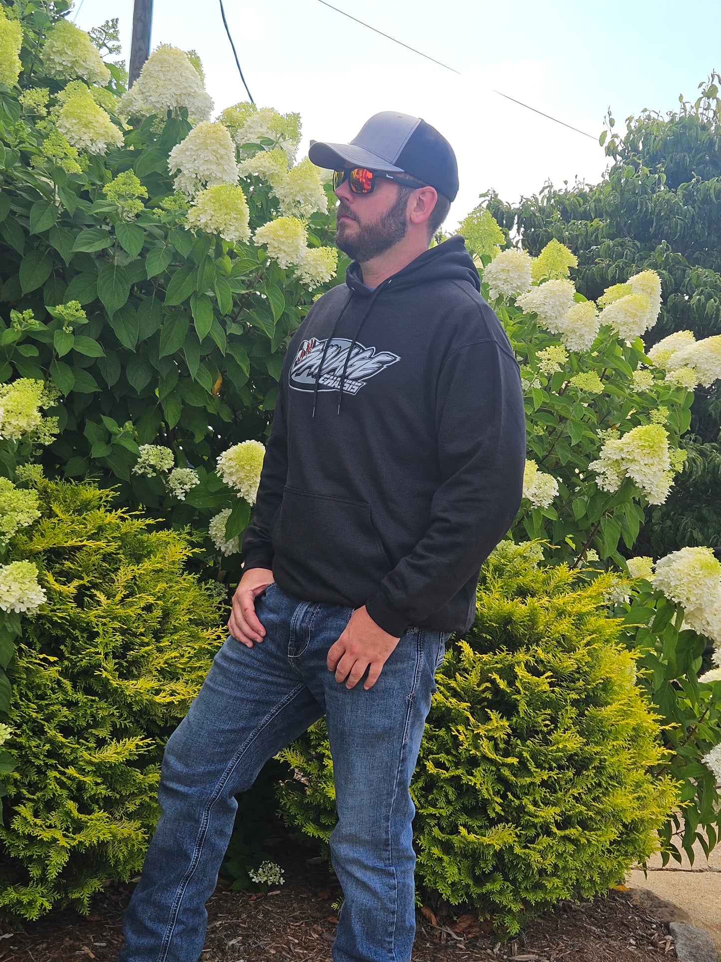 Savage Chassis Black Hoodie