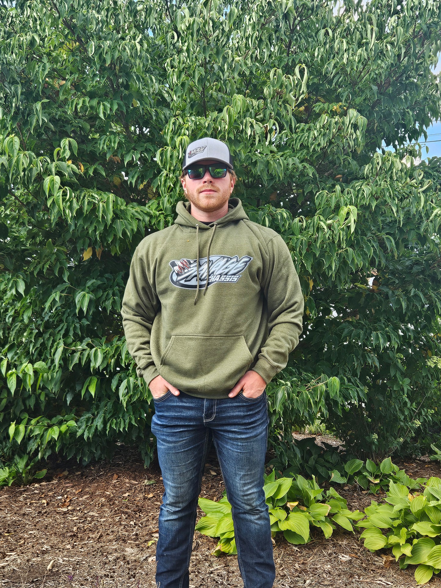 Savage Chassis Green Hoodie