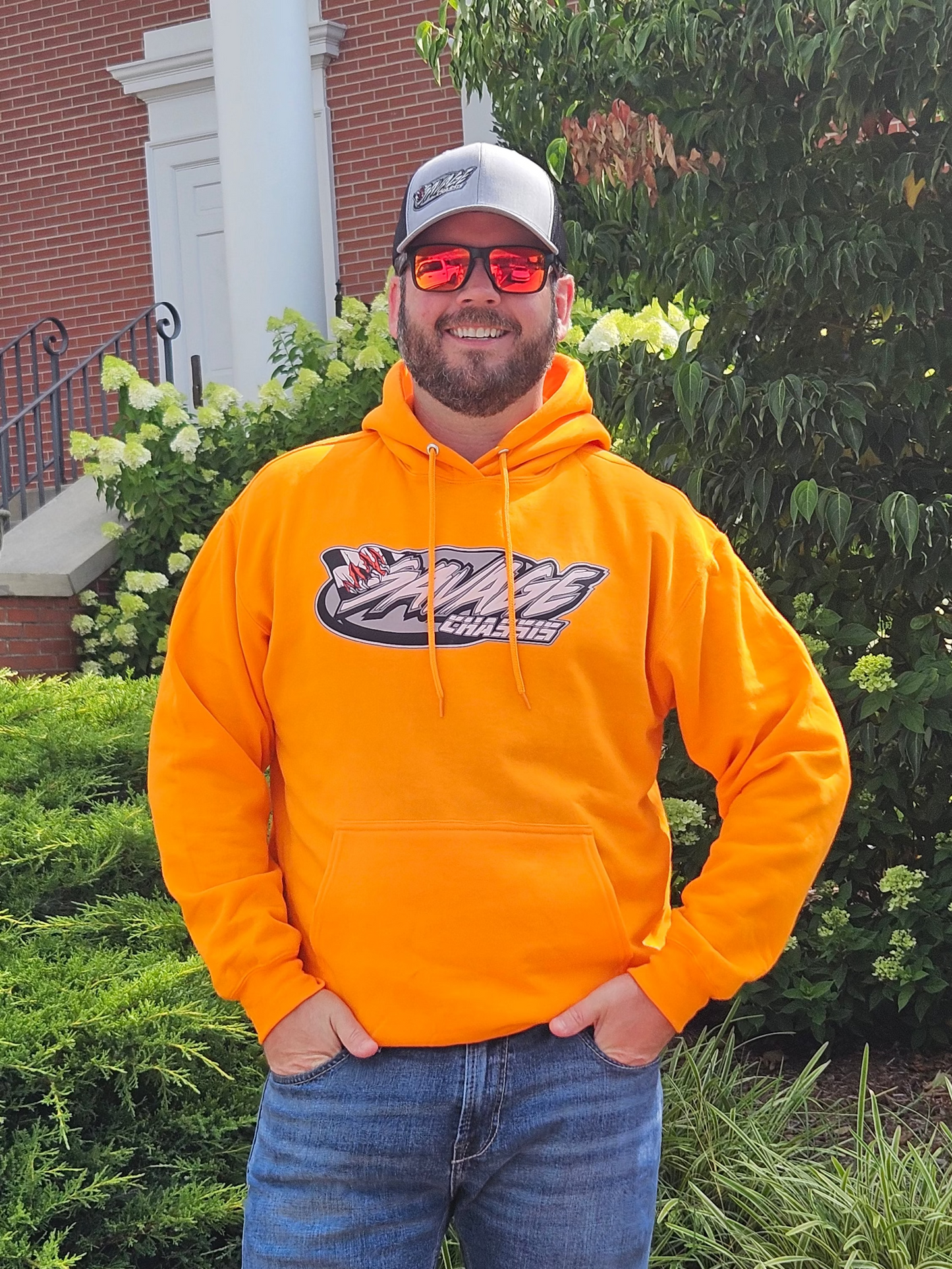 Savage Chassis Orange Hoodie